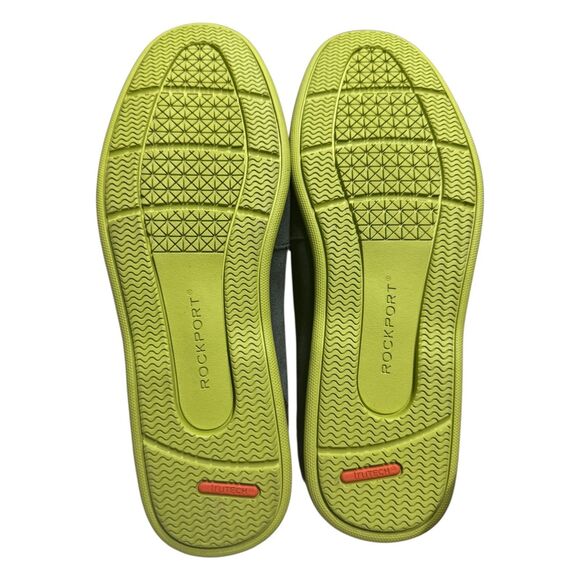 Rockport Malcom Venetian Dark Grey/Green Loafer Men’s Size 7M - Picture 9 of 10